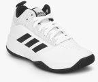 Adidas Cf Ilation 2.0 K White Basketball Shoes Girls