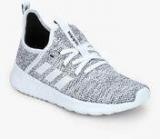 Adidas Cloudfoam Pure White Running Shoes Women