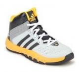 Adidas Cross 'Em 3 Grey Basketball Shoes Boys