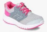 Adidas Galaxy 3 K Grey Running Shoes Girls