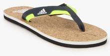 Adidas Green Cork 1.0 Black Flip Flops men