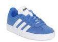 Adidas Kids Blue Vl Court 2.0 K Suede Leather Casual Shoes Boys