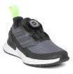 ADIDAS Kids Grey & Black Rapid BOA Running Shoes