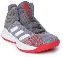 ADIDAS Kids Grey Pro Spark 2018 Basketball Shoes