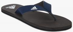 Adidas Navy & Brown EEZAY Maxout Flip Flops men