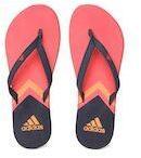 Adidas Navy Blue Synthetic Thong Flip Flops Women