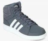 Adidas Neo Vs Hoops Mid Grey Sneakers Men