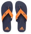 Adidas Orange & Navy Eezay Maxout Flip Flops Men