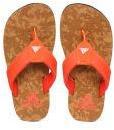 Adidas Orange Synthetic Thong Flip Flops Boys