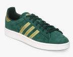 Adidas Originals Green Leather Regular Sneakers Men