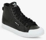 Adidas Originals Honey Mid Black Sporty Sneakers Women