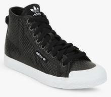 Adidas Originals Honey Mid Black Sporty Sneakers women