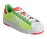 Adidas Originals Superstar Ii Lite Green Sporty Sneakers Women