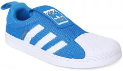 Adidas Originals White Leather Regular Sneakers boys