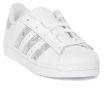 Adidas Originals White Superstar C Leather Sneakers Boys