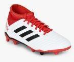 Adidas Predator 18.3 Fg J White Football Shoes Boys