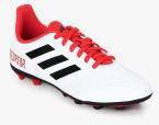 Adidas Predator 18.4 Fxg J White Football Shoes Boys