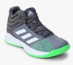 Adidas Pro Spark 2018 Grey Basketball Shoes Boys