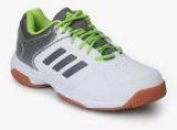 Adidas Quick Force Ind White Indoor Sports Shoes Men