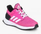 Adidas Rapidarun Pink Running Shoes Boys