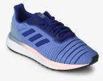 Adidas Solar Drive Blue Running Shoes Women