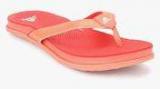 Adidas Supercloud Plus Thong Red Flip Flops Women