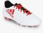 Adidas X 17.4 Fxg J White Football Shoes Boys