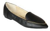 Adriana & Gabriella Black Moccasins women