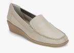 Aerosoles Beige Leather Regular Loafers Women