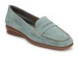 Aerosoles Pull Back Blue Moccasins women