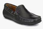 Alberto Torresi Black Leather Regular Loafers men