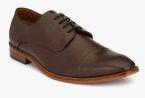 Alberto Torresi Brown Leather Formal Shoes Men