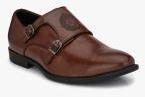 Alberto Torresi Brown Monk Formal Shoes Men