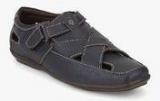 Alberto Torresi Navy Blue Sandals Men