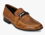 Alberto Torresi Tan Slip On Formal Shoes Men