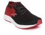 Alcis Black & Red Striped Running Shoes Men