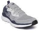 Alcis Grey & Navy Woven Design Running Shoes Men