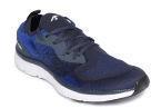 Alcis Navy Blue Woven Design Running Shoes Men