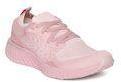 Alcis Pink Woven Design Running Shoes Women