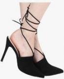 Aldo Carolina Black Tie Up Stilettos women