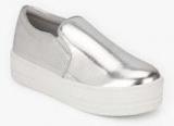 Aldo Casan Silver Casual Sneakers Women