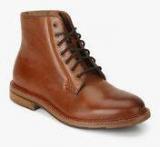 Aldo Fallas Brown Derby Boots Men