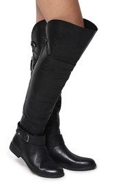 Aldo Valkyrie Calf Length Black Boots women