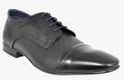 Allen Cooper Black Leather Derbys Men