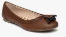 Allen Solly Brown Solid Ballerinas Women