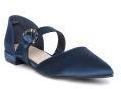 Allen Solly Navy Blue Solid Ballerinas Women