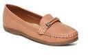 Allen Solly Peach Synthetic Leather Regular Loafers Women