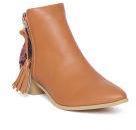 Allen Solly Tan Heeled Boots Women