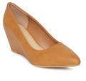 Allen Solly Women Tan Brown Solid Pumps