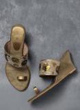 Anouk Gold Sandals Women